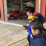 Primaria. Bomberos manguera